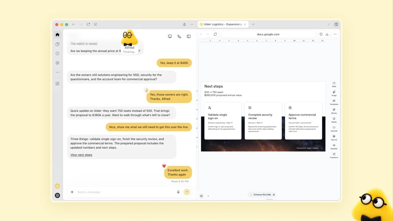 Giao diện điều phối chu trình công việc doanh nghiệp đa nhiệm của tác tử Dots